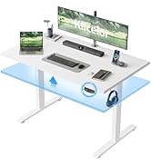 Klicelor 48 Inch Electric Standing Desk, Height Adjustable Office Desk, Sit Stand Up Computer Des...