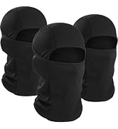 WTACTFUL 3 Pieces Balaclava Face Mask of Men - Ski Mask, Breathable Elastic Fit & Perfect for Out...