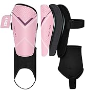 COTLIKE Soccer Shin Guards for Kids Youth Adults Toddler, Shin Defender Shin Guards with Ankle Pr...