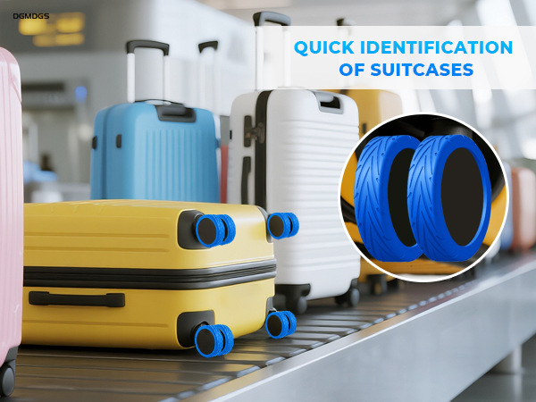 trolley wheel cover guards wear resistant shock absorption silent wheel luggage cover replacement