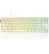 YUNZII RT68 Rapid Trigger Gaming Keyboard,Hall Effect Magnetic Switch 68-Key Wired RGB Keyboard,G...
