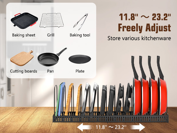 Housolution Cutting Board Organizer Rack