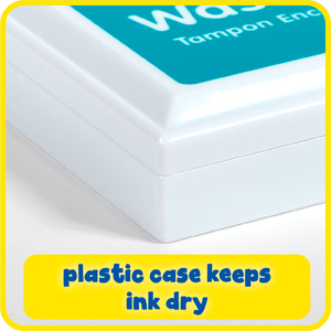 kids ink pad, washable ink pad, stamp pad, turquoise stamp pad, archival ink pad, archival stamp pad