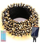 Wabarle Solar Christmas Lights Outdoor Waterproof,13 Modes 118Ft 300LED Solar Powered String Ligh...
