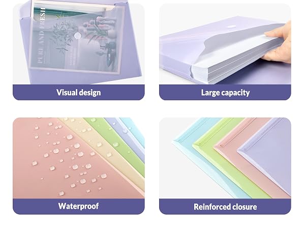 plastic pocket folders