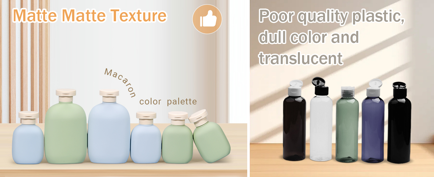 Refillable Plastic Travel Containers