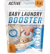 Baby Laundry Detergent Booster - ACTIVE Enzyme Stain & Odor Remover for Infant, Newborn, Toddler ...