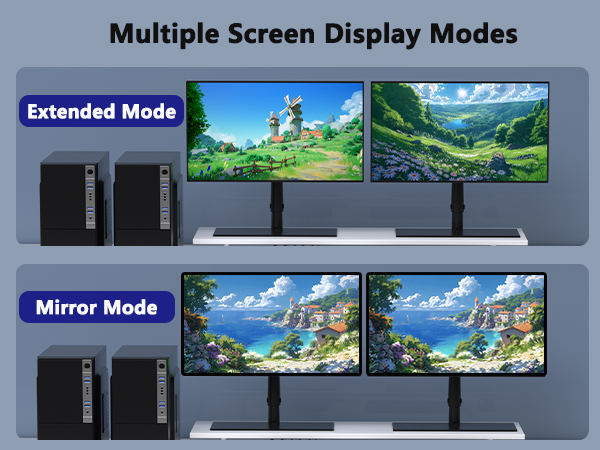 kvm 2 monitors 2 computers