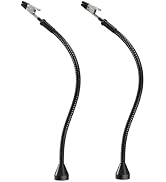M-T 2 Pack Magnetic Helping Hands Soldering Flexible Gooseneck Metal Arms, Third Hand Tools for E...