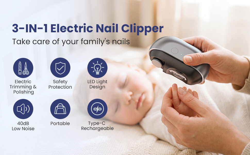 Electric nail clipper