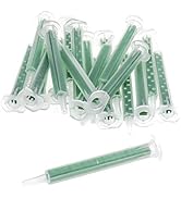 Xiaoyztan 20pcs 1:1 Epoxy Mixing Nozzle, Static Mixer Tip for AB Glue Adhesive Gun, Plastic Resin...