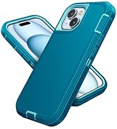 Jelanry Case for iPhone 15 Plus 5G, Heavy Duty Rugged Dual-Layer Protection Phone Case & C Port A...