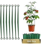 100pcs Garden Stakes Arms for Tomato Cage, Plant Trellis Connectors, Attach 0.43 Inch Dia Tomato ...