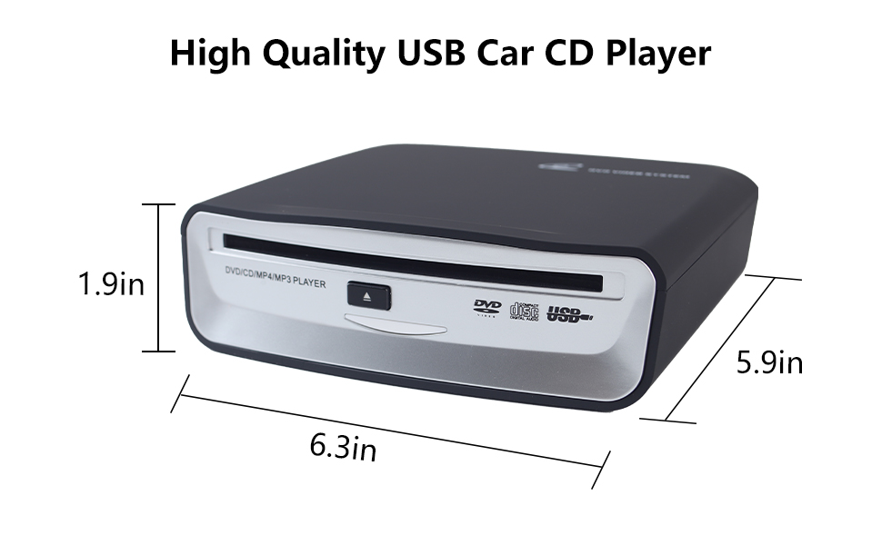 USB External CD Player for Car