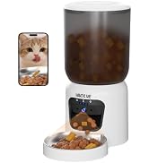 WAVEEME Automatic Cat Feeder with 3MP Camera, 6L Smart Pet Feeder | 2.4GHz & 5GHz WiFi, App Contr...