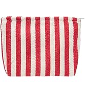 PAZIMIIK Makeup Bag Large Cotton Zipper Pouch for Purse Travel Canvas Make Up Organizer for Women...