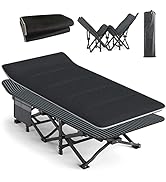 ATORPOK Camping Cot for Adults with Cushion Comfortable, Tent Folding Cot for Sleeping, Lightweig...