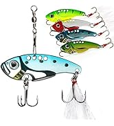 Sougayilang Spinner Spoon Blade Swimbait Freshwater Saltwater Fishing Tackle Lures and Baits--4pcs