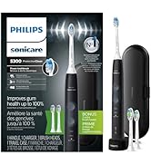 Philips Sonicare ProtectiveClean 5300 Rechargeable Electric Toothbrush, with Pressure Sensor, 3 C...