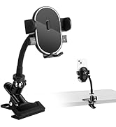 Clip Phone Holder for Desk,Table,Desktop Baffle,Flat Surface,Strong Pipe,Pole,Music Stand,with 36...