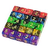 SmartDealsPro 25-Pack D6 Six Sides 16mm Two Color Dice for DND MTG PRG Wow Table Games
