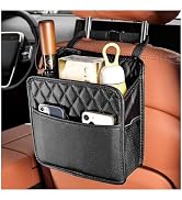 Gdnecad Car Back Seat Organizer, Large Capacity Foldable Car Headrest Hanging Organizer with Stor...