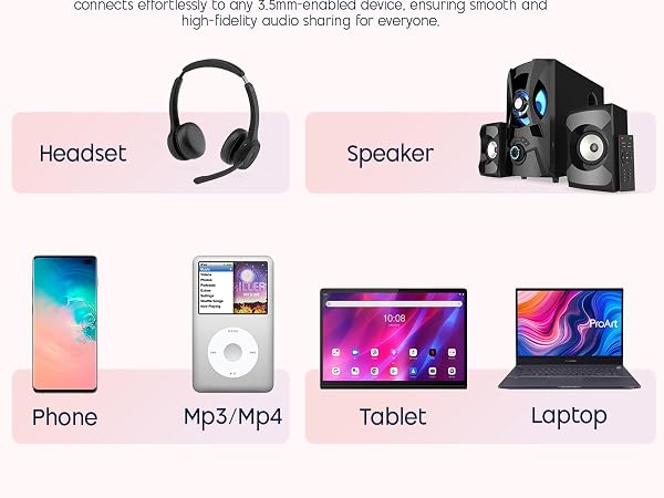 ULTRICS Headphone Splitter