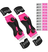 2PACK Razor Blade Scraper, 2-in-1 Scraper Tool with 10Pcs Plastic Blades & 10Pcs Metal Blades, Mu...
