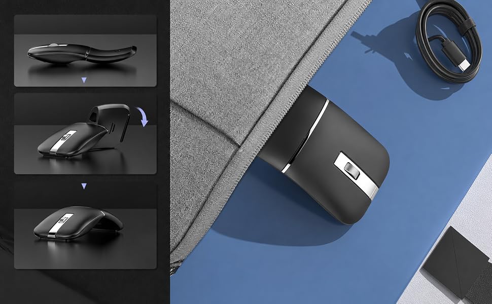 Wireless mouse bendable
