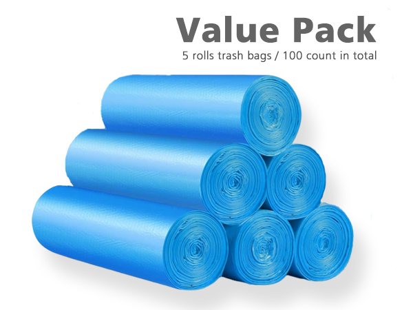 Plastic garbage bags