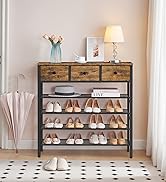 5 tier shoe rack