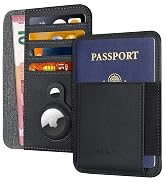 Passport Holder with AirTag Holder