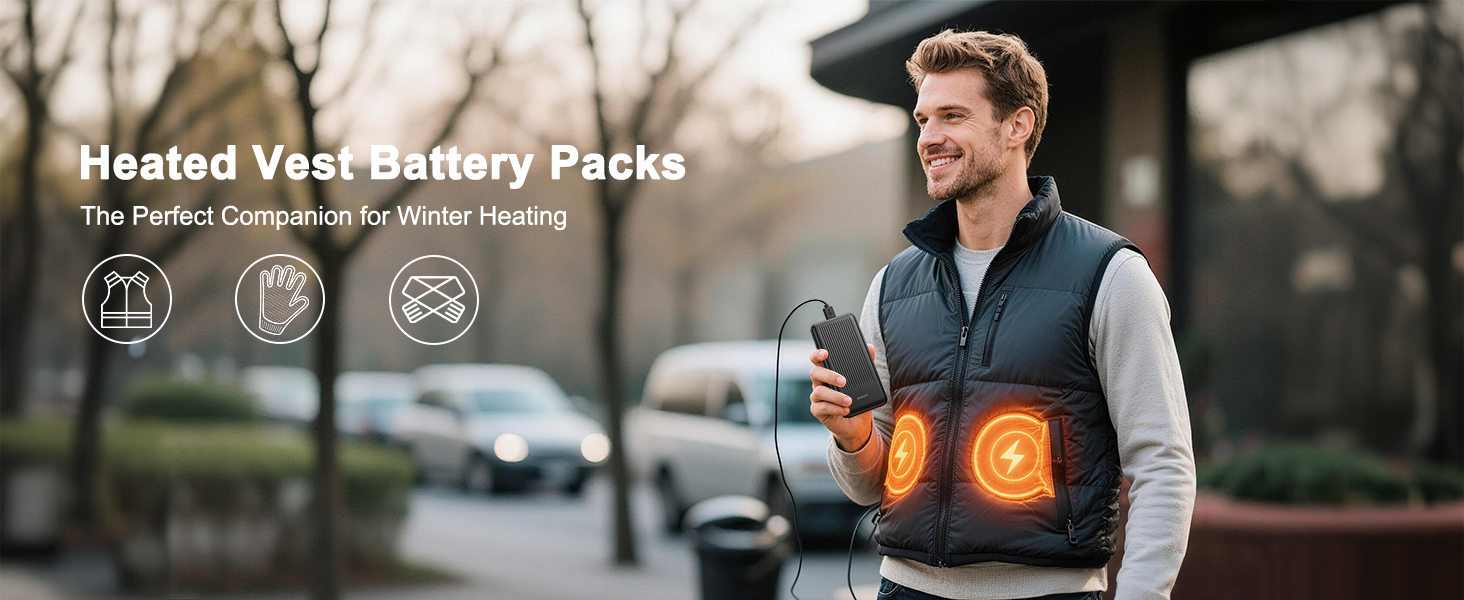 heated vest battery pack
