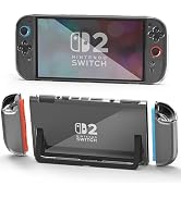 TIKOdirect Transparent Case Compatible with Nintendo Switch 2(2025), Dockable Clear Protective Co...