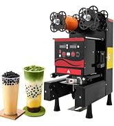 KeruRome Cup Sealing Machine, 500-600 cups/h Full Automatic Cup Sealer Machine, 90/95mm Electric ...