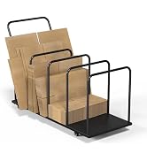 Metal Carton Stand, Rolling Cardboard Box Stand, 500Lb Carton Storage Rack, Heavy Duty Carton Car...