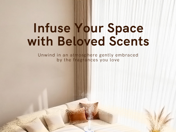 BEOUSG Waterless Essential Oil Diffuser for Home