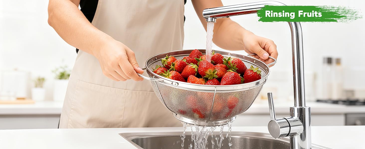 Rinsing Fruits