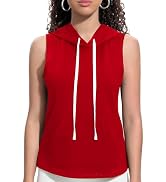 Xeoxarel Women's Sleeveless Tank Top Hoodies Vest with Pockets (S-XL)