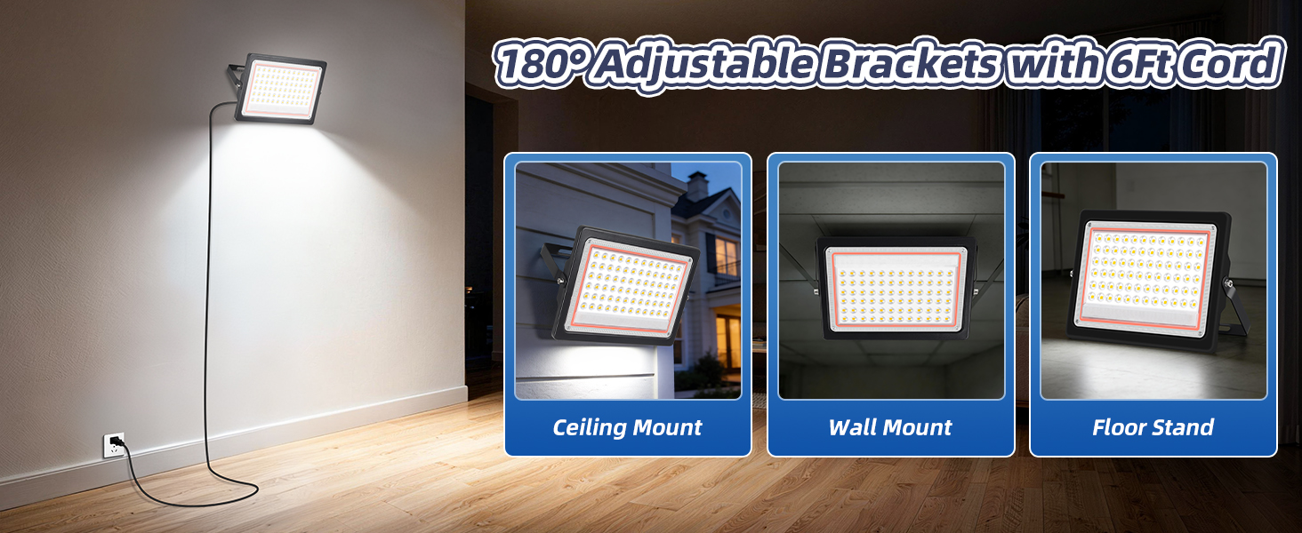 flood lights outdoor wired