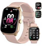Qecnato Smart Watch for Men Women (Dial/Answer Calls), Heart Rate/Sleep Monitor Fitness Smartwatc...