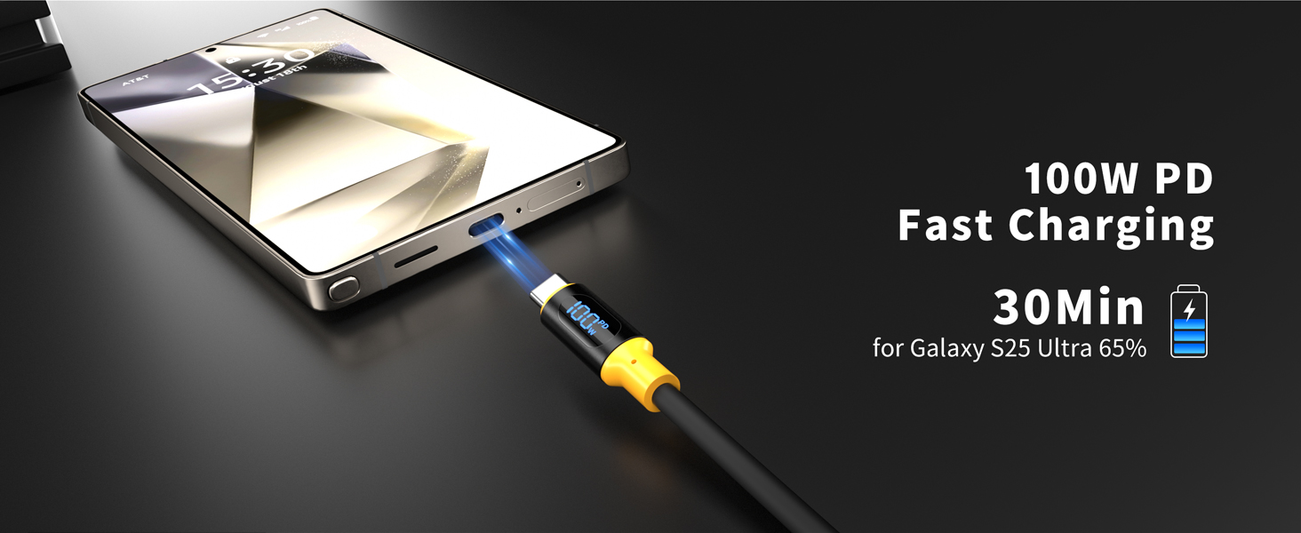 100W PD USB C Fast Charging Cable