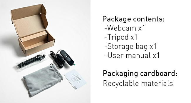 webcam Package Contents