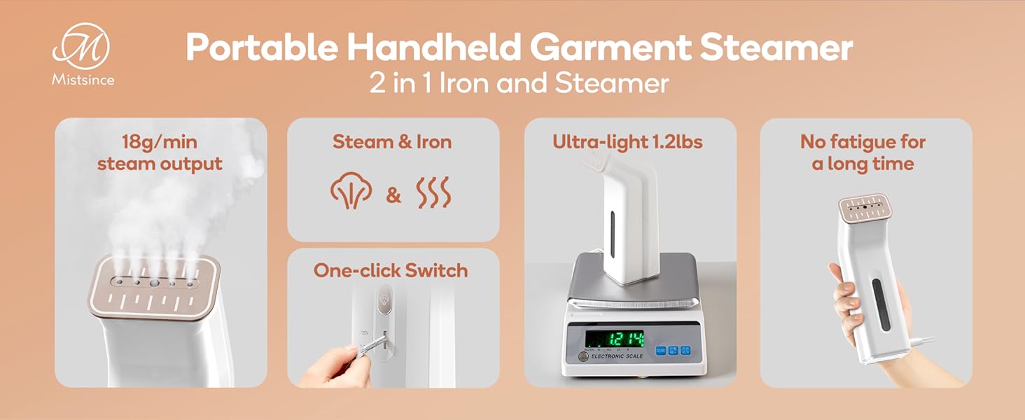 lightweight steamer