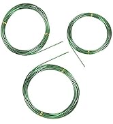BEADNOVA Bonsai Tree Wire 98 Feet Green Aluminum Wire Bonsai Tree Training Wire for Indoor and Ou...