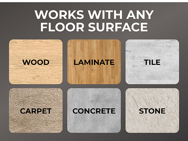 works with any floor surface