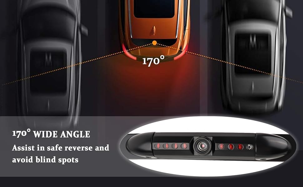 ULTRA WIDE ANGLE VIEW! NO LONGER AFRAID OF DRIVING BLIND SPOTS!