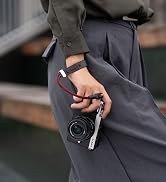 PGYTECH Camera Wrist Strap Slim Vintage Style, Adjustable Quick Release Anti-Drop Leather Hand St...
