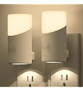 Lyridz LED Plug-in Night Light with 360° Motion Sensor, 1-150 Lumens Dimmable Nightlights Indoor ...