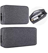 Universal Electronics Accessories Carrying Case, 2PCS Big + Small Portable Storage Pouch, Cosmeti...